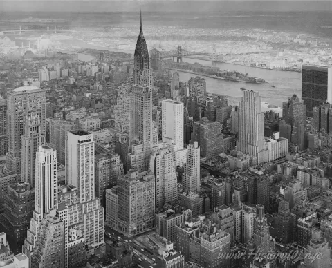 photo de Manhattan en 1950