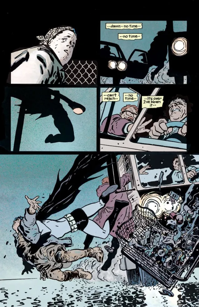 planche du comics Batman annee un