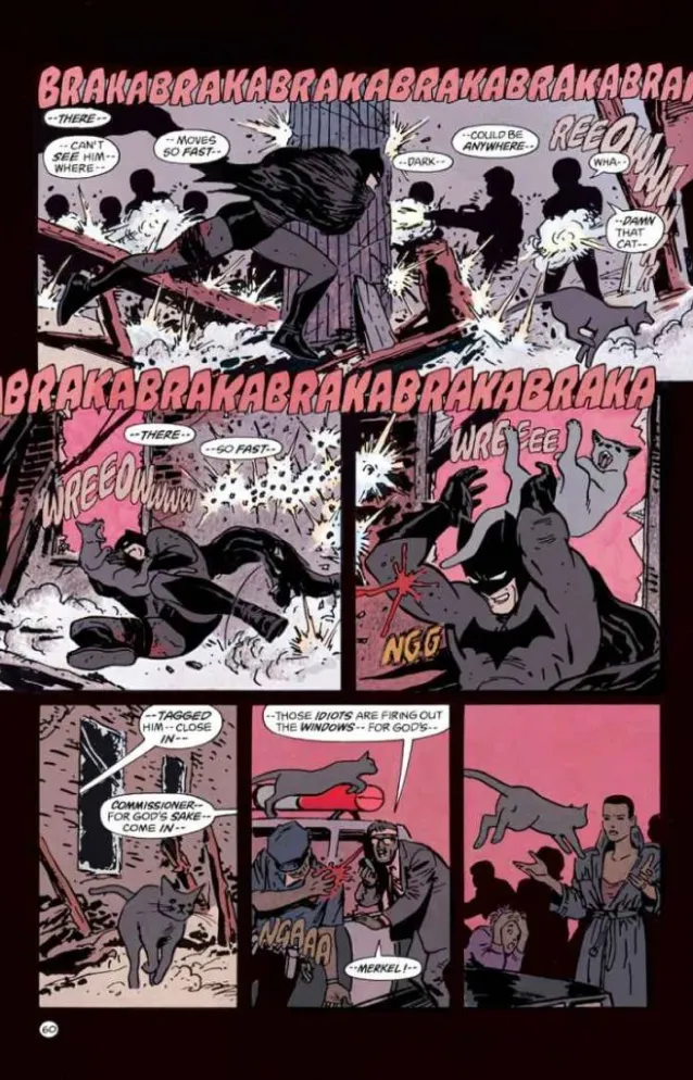 planche du comics batman annee un