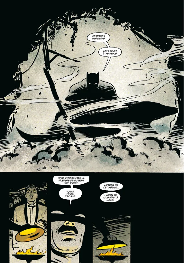 planche du comics batman annee un