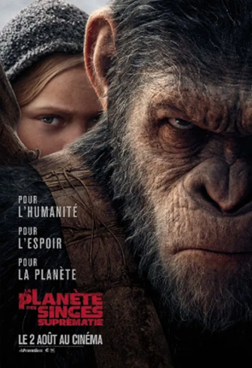 affiche du film la planete des singes suprematie