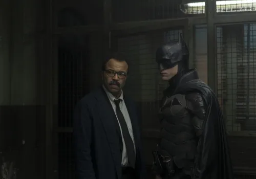 scene du film avec batman et gordon