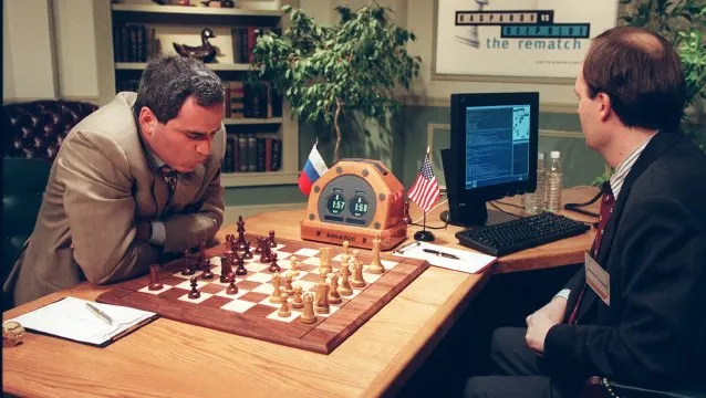 garry kasparov face a Deep Blue